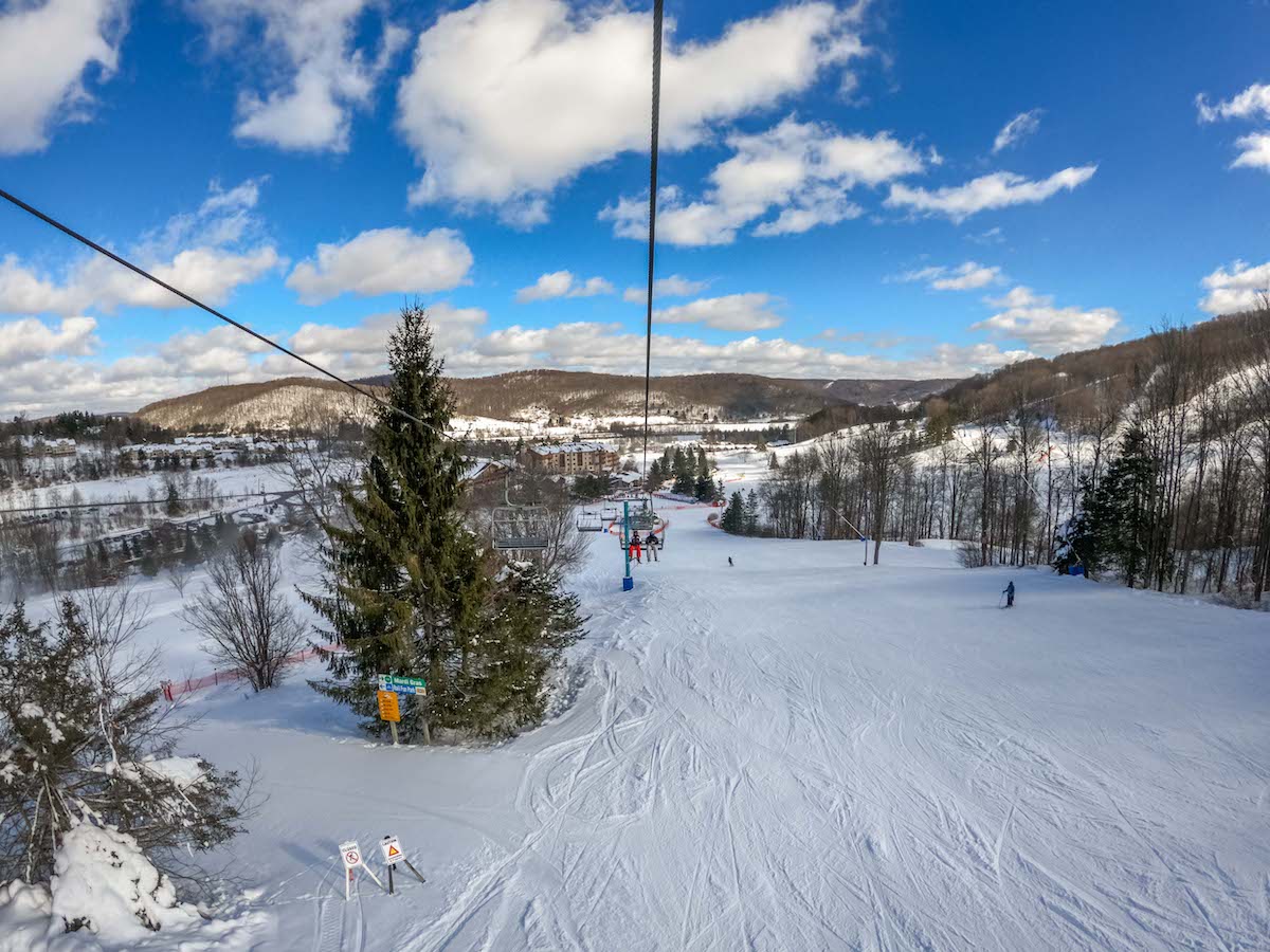Holiday Valley Planning 6 Passenger Chairlift SANY SKI AREAS OF NEW